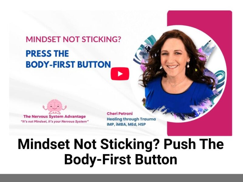 Mindset Not Sticking? Push The Body-First Button